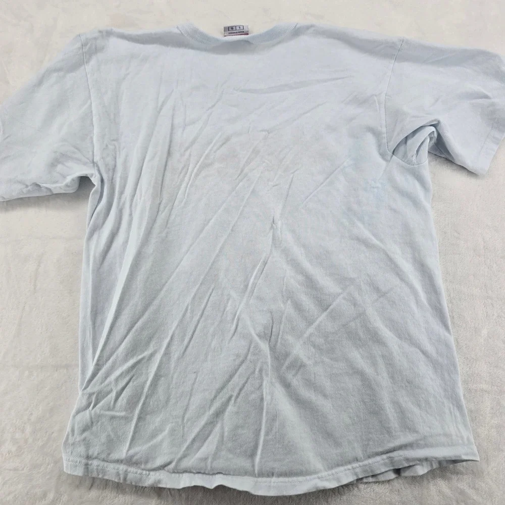 Champion T-Shirt Mens L Tee Light Blue Harvard University Graphic Cotton Blend - Picture 6 of 7